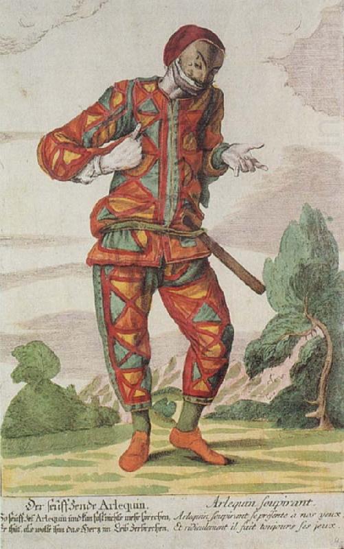 Harlequin, unknow artist